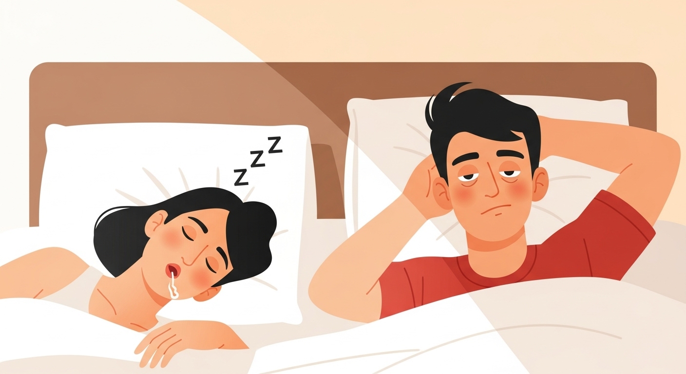 snoring problem english