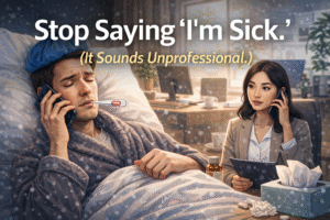 toeic sick leave english